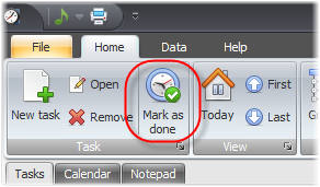 Mark as done
